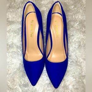 Electric Blue Dream Pairs Heels